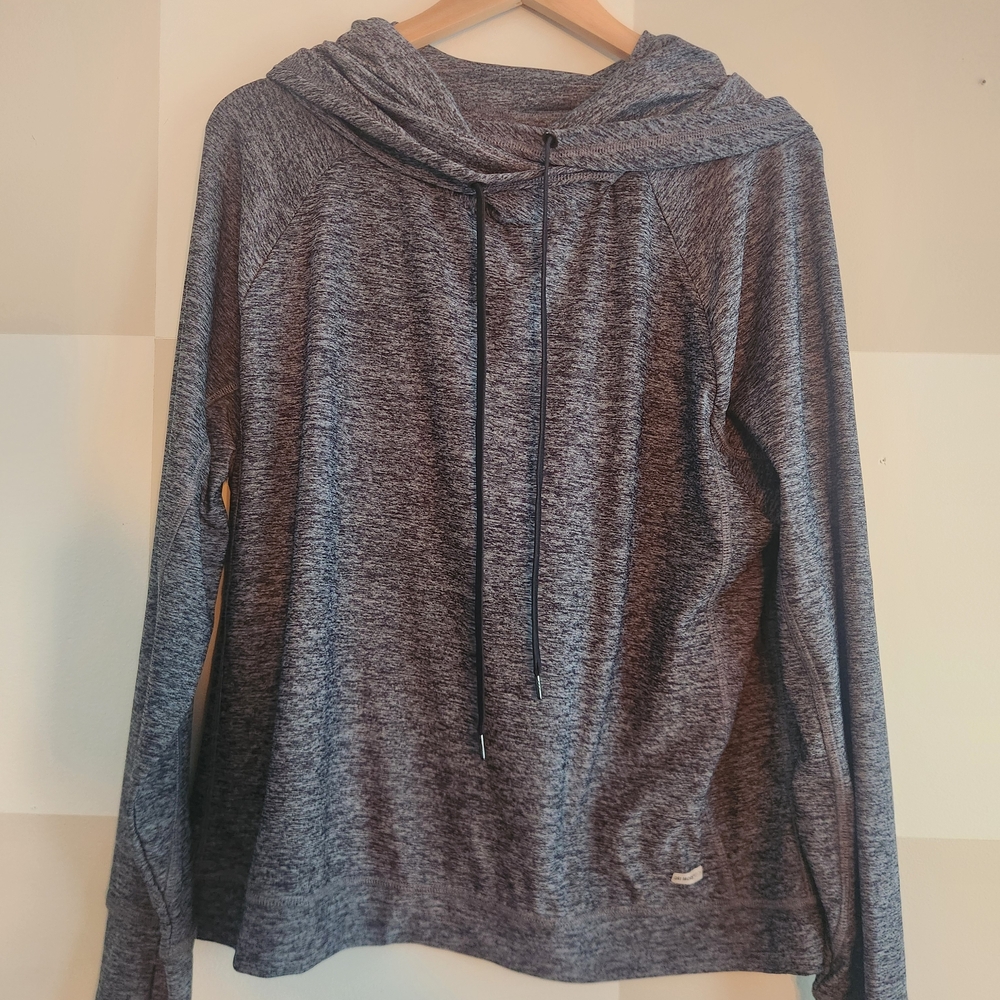 Athletic Works Charcoal Hooded Top